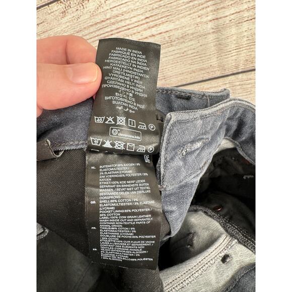 G Star Raw G-Star Shape High Super Skinny Jeans Womens 2x32 Gray Medium Wash - Picture 7 of 13